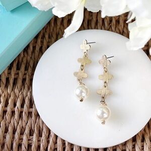 Park Lane Sunray Matte Golden Drop Earrings